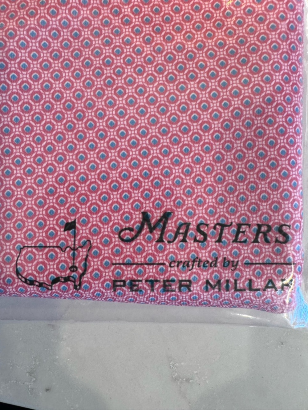 Peter Millar masters Pink Geometric Print Polo xl - Picture 6 of 6